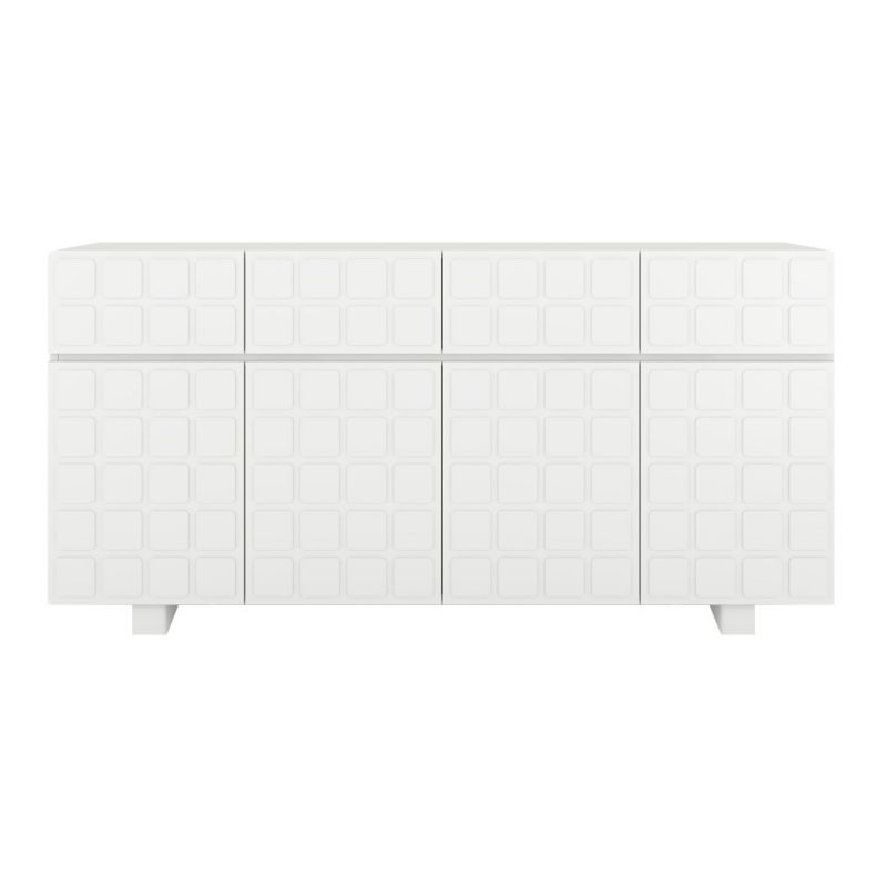 Komoda z frontami 3D Skandica CUBO long biały 169cm 1 szt.