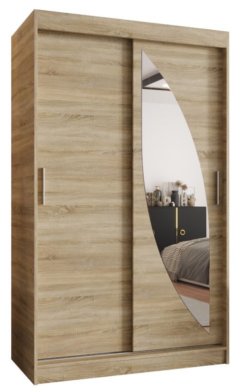 Szafa przesuwna Gardroba Abiks MILO 120 dąb sonoma 1 szt.