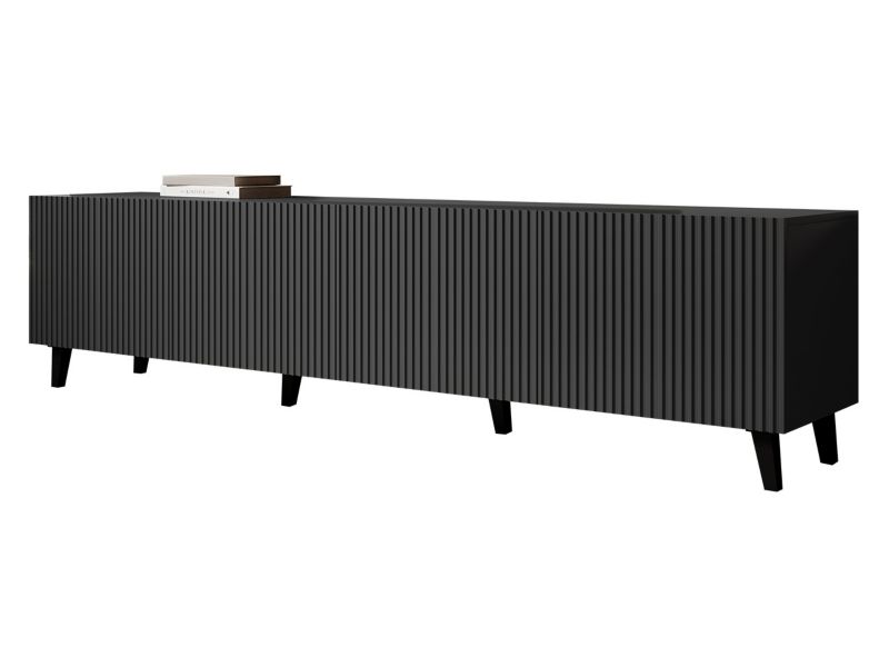 Szafka RTV MIRJAN 24 Vamos Grey 200 antracyt/czarny 1 szt.