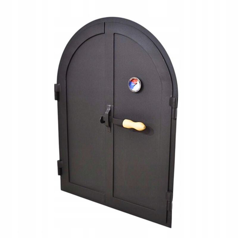 DRZWI STALOWE DO WĘDZARNI / KOMINKA / PALENISKA OTWARTEGO 50cm x 70cm 1szt