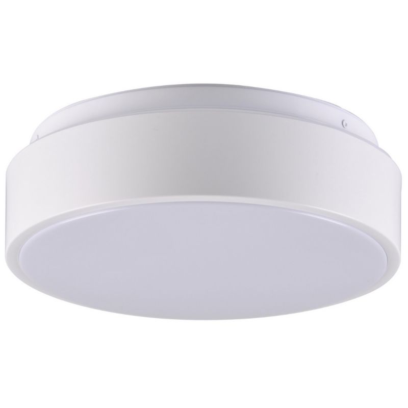 Plafon sufitowy lampa Polux Rene biały LED 15W 4000K 900lm IP44 wym: 10 x 28 x 28 cm tworzywo sztuczne - 1 szt.