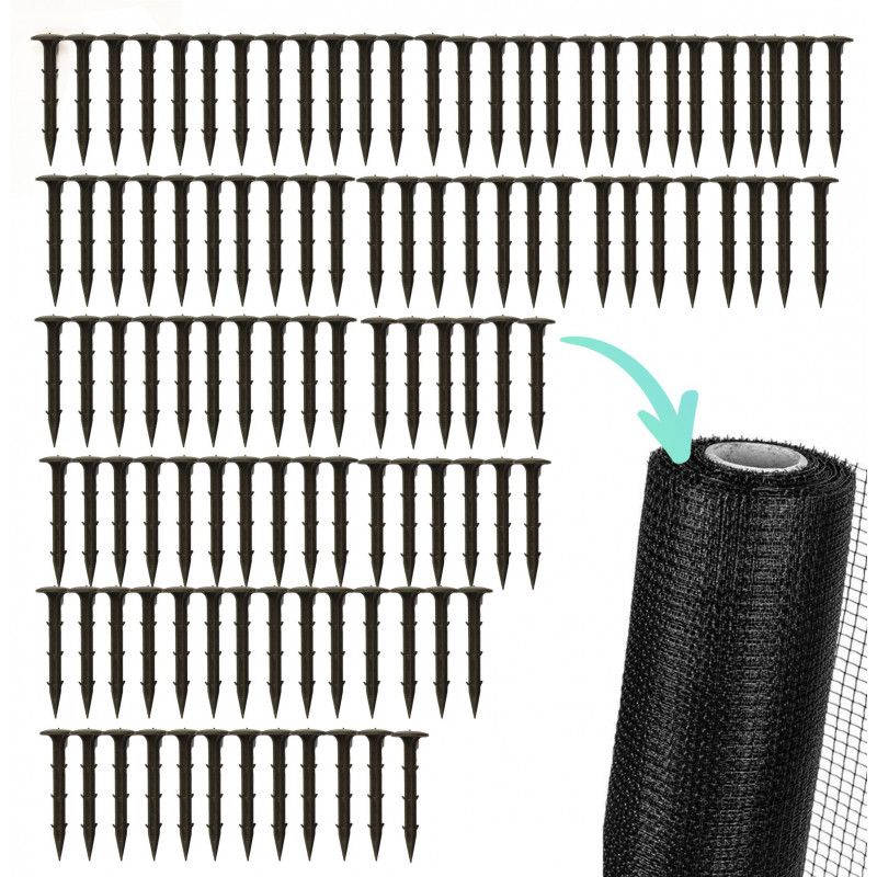 Kołki do mocowania agrowłókniny 4iQ Group 100szt. op.