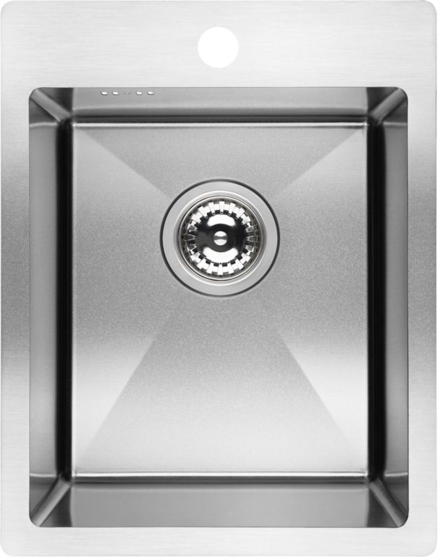 Zlewozmywak stalowy Laveo Samana 1-komorowy inox