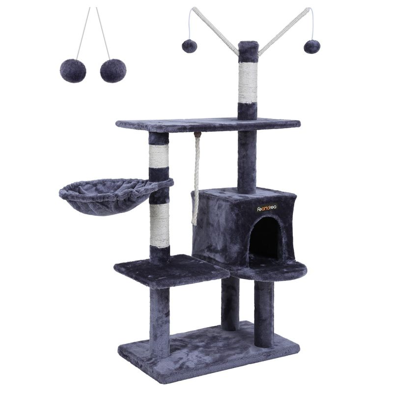 Drapak dla kota Songmics z zabawkami 1 szt