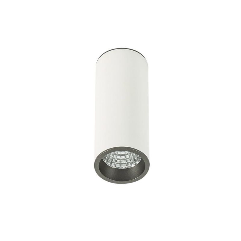 Reflektor spot Italux Moldes biało-szary LED 7W 3000K 450lm IP20 wym: 6 x 6 cm aluminium - 1 szt.