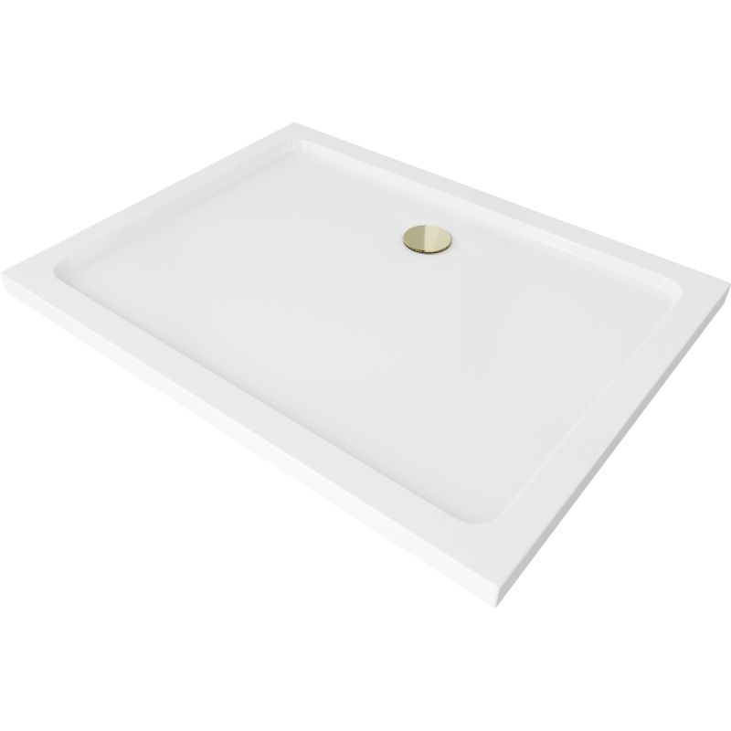 Brodzik prostokątny Mexen Flat biały 90x80 cm 40108090G 1 szt.