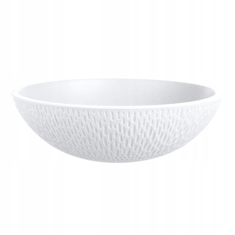 Umywalka Granitowa Granitan Amber Biała 1szt.