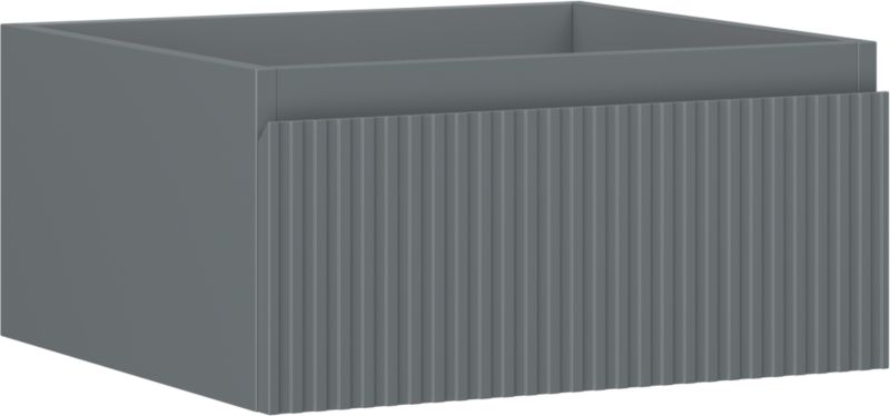 Grafitowa szafka wisząca łazienkowa Mexen Rivel 50x46 cm 1 szuflada 1 szt.