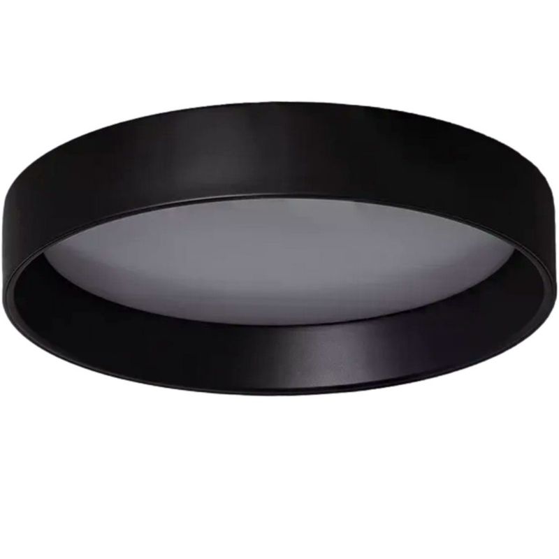Plafon sufitowy lampa Abruzzo Nero czarno-biały LED 21W 3000K-6000K 1500lm IP20 wym: 8 x 45 x 45 cm metal - 1 szt.
