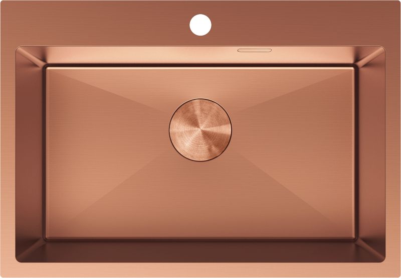 Wpuszczany zlewozmywak Mexen Solix miedź 650 x 450 mm 1-komorowy 1 szt.