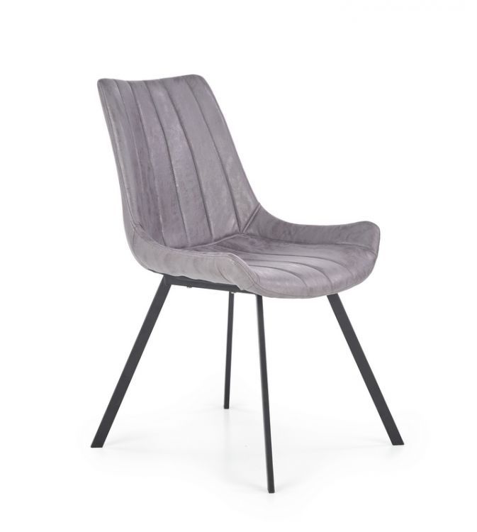 Krzesło Halmar tapicerowane K279 szare 1 szt