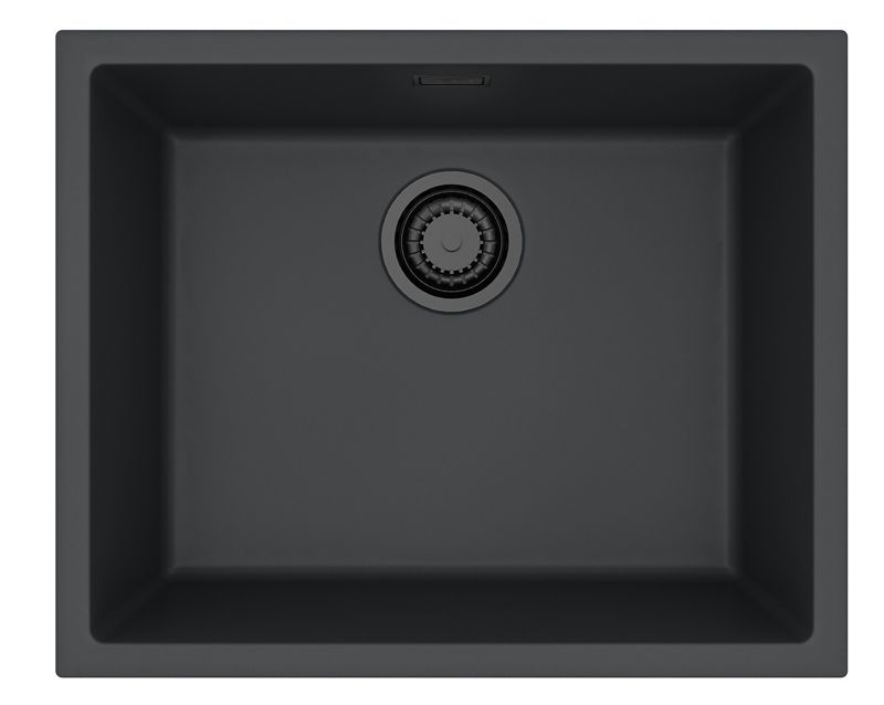 Zlewozmywak granitowy Alveus OMNI 30 kol. G90 BLACK EDITION (55x45) 1-komorowy 1szt