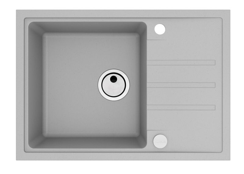 Zlewozmywak granitowy Alveus Intermezzo 40 kol. 81 beton (68x48) 1-komorowy 1szt.