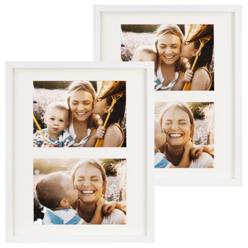 Zestaw ramek BD art Basic 28x35 na 2 zdjęcia białe 2 szt.