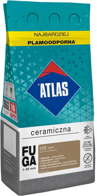 Fuga ceramiczna Atlas 120 toffi 5 kg
