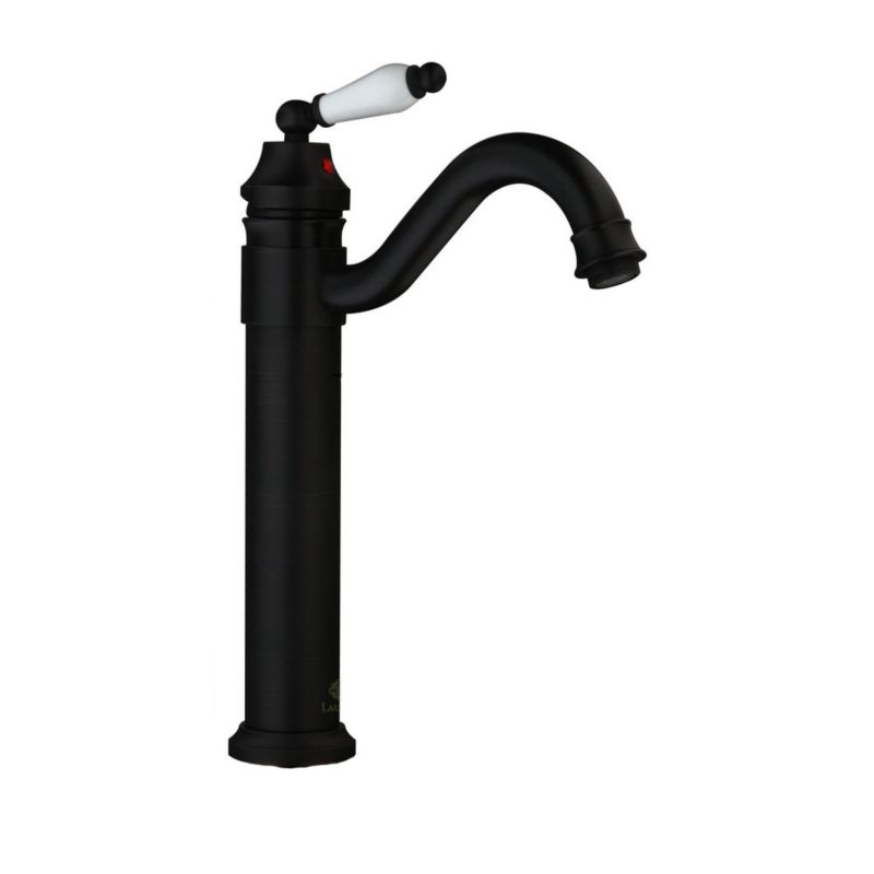 Bateria umywalkowa Lauferi KASTALIA mosiężna stojąca czarne retro 1 szt.