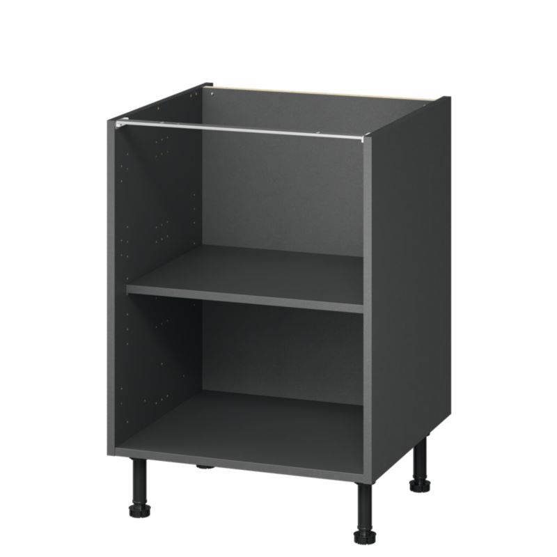 Korpus szafki kuchennej dolnej GoodHome Caraway 60 cm szary