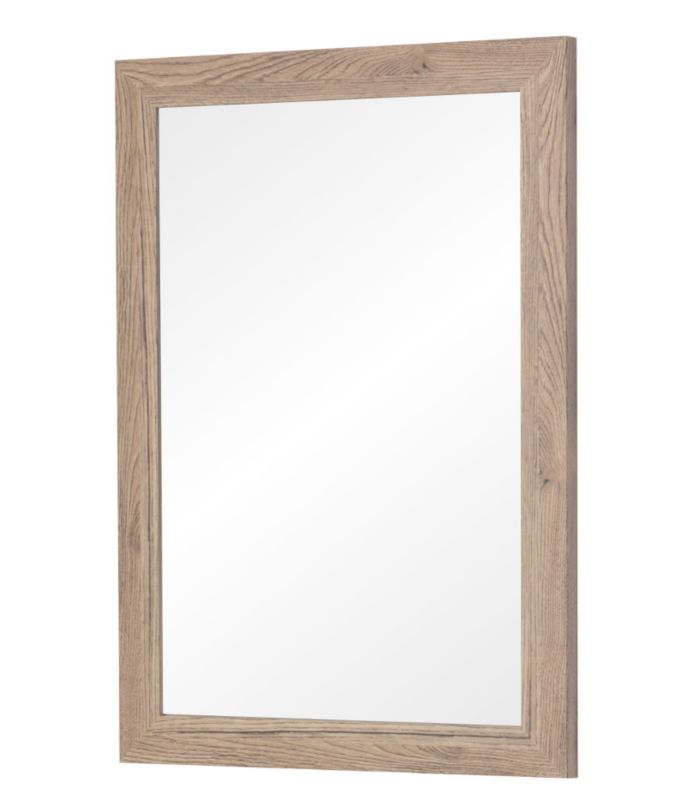 Lustro wiszące Profilmat 90x70 rama dąb remo 1szt.