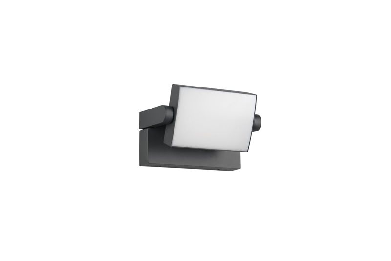 Kinkiet ścienny zewnętrzny Trio Kansas antracyt LED 10W 3000K 1000lm IP54 wym: 10 x 20 x 15 cm aluminium - 1 szt.