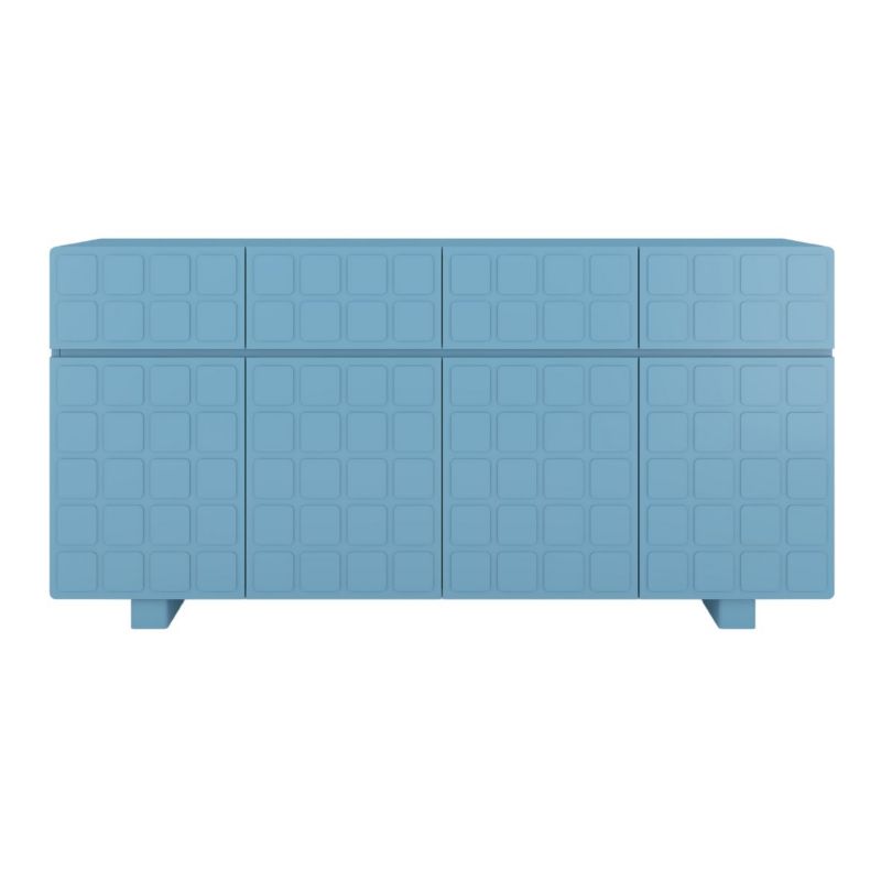 Komoda z frontami 3D Skandica CUBO long niebieski 169cm 1 szt.