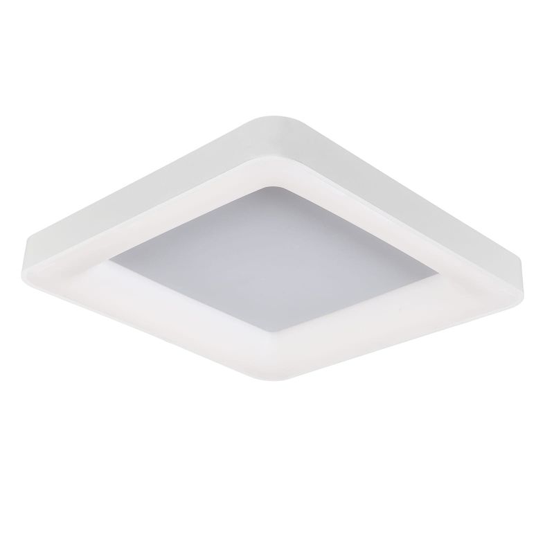 Plafon sufitowy Italux Giacinto biały LED 50W 3000K 2750lm IP20 wym: 6 x 60 x 60 cm akryl - 1 szt.