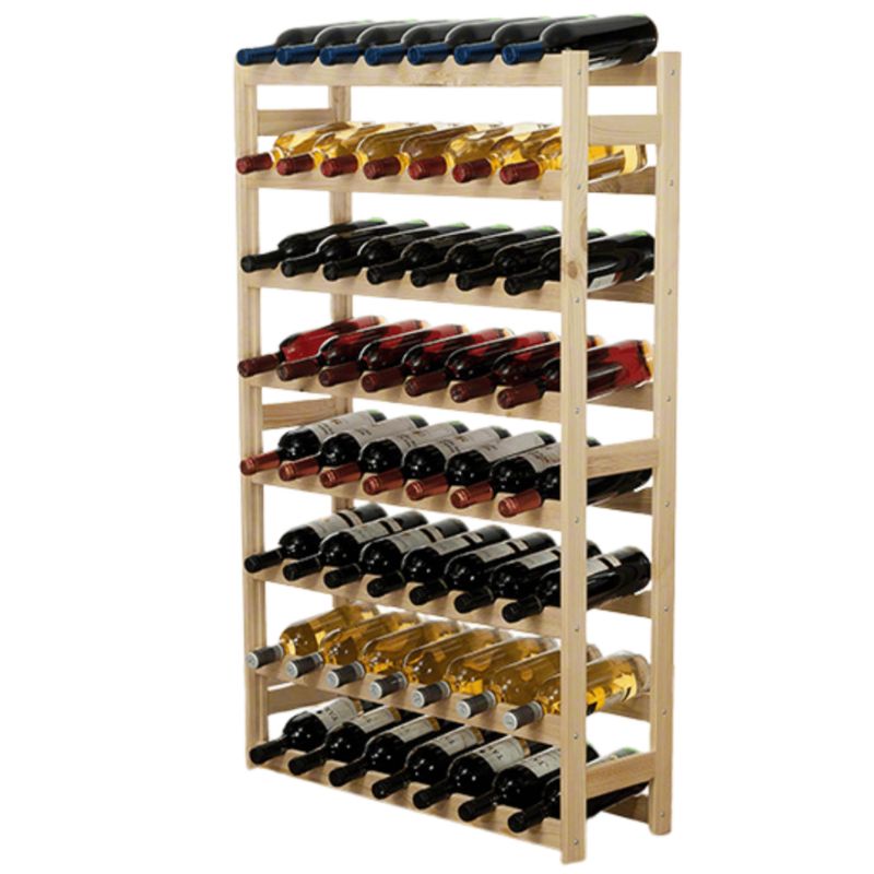 Regał na wino MODO24 56 but drewno naturalne 118x72x25 cm 1 szt.