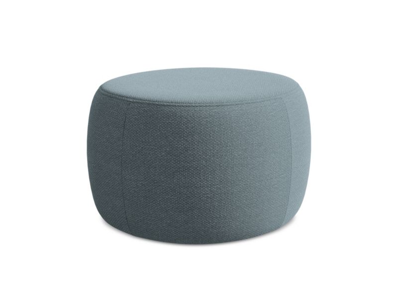 Pufa LaMiaSofa TIVOLI z tkaniny bouclé 76x67 cm jeans 1 szt.