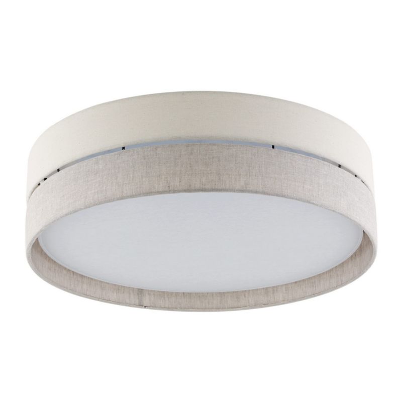 Plafon TK-Lighting Eco biały odcienie szarości 4 x E27 x 15W IP20 wym: 18 x 60 x 60 cm - 1 szt.