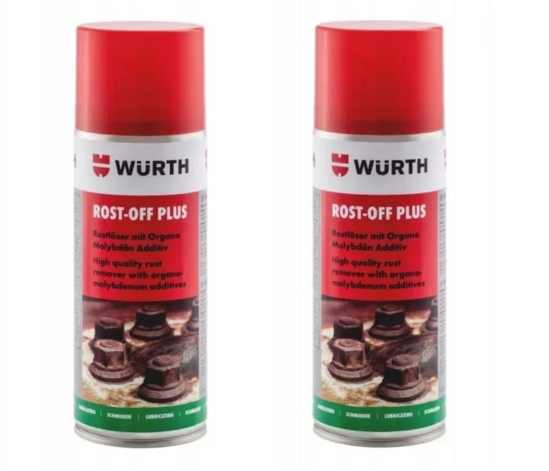 Odrdzewiacz ROST OFF PLUS WURTH zestaw 2szt.