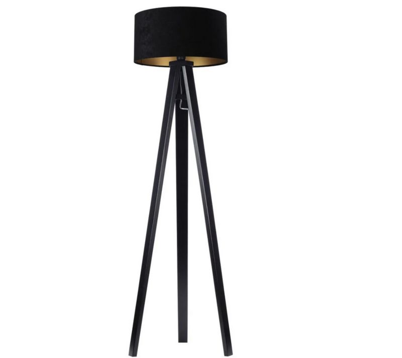 Lampa Bps Koncept stojąca HOME 40 czarna/złota 1 szt