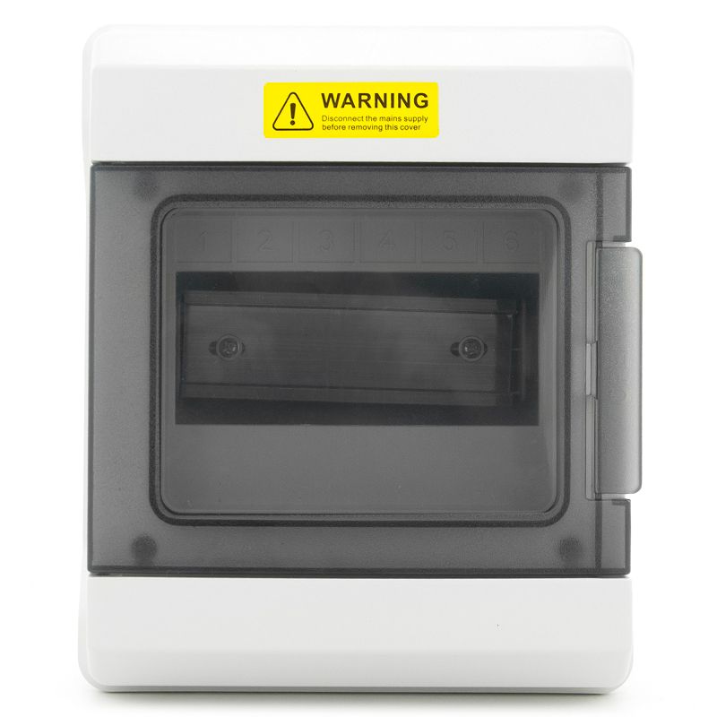 Rozdzielnica natynkowa 6 - modułowa ELS Elektrotechnika RN66-6, skrzynka hermetyczna IP66 1x6 1kV DC, do PV i przemysłu, 1 szt.