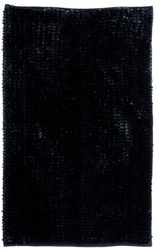 Dywanik łazienkowy Multidecor Chenille Velvet 60 x 90 cm czarny 1 szt.