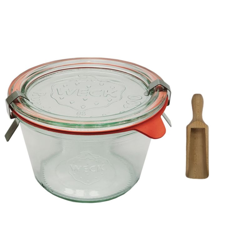 Słoik MODO24 Weck 370 ml fi 100 mold szklane wieko gumka 1 kpl.