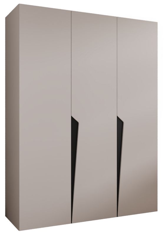 Szafa uchylna otwierana Abiks PIANO 1 150 wys 202 cm Kaszmir + Czarny 1 szt