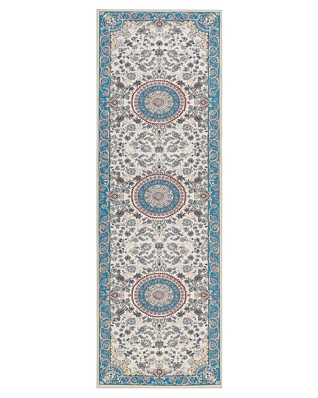 Dywan 80 x 240 cm beżowo-niebieski Gordes 1 szt.