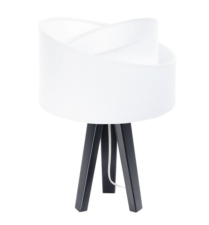 Lampa Bps Koncept stołowa GEMSTONE biała/czarna 1 szt