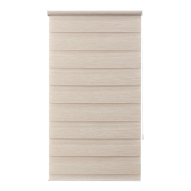 Roleta dzień/noc GoodHome Elin 52,3 x 160 cm jasnobeżowa