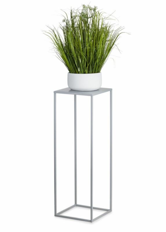 Kwietnik HowHomely Metalowy Szary 24x70 cm 1 szt.