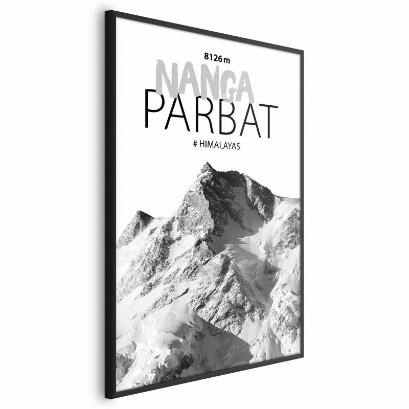 Plakat Artgeist Nanga Parbat 40x60 cm z ramą czarną 1 szt