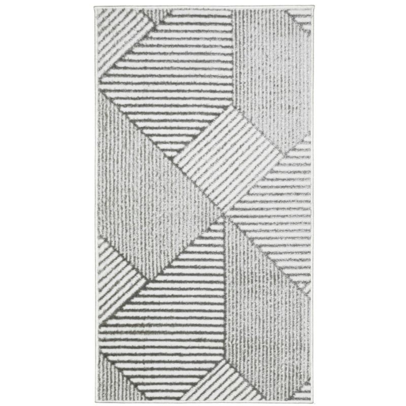 Dywan 67x120 cm nowoczesny Wenecja e-floor geometryczny szary 1 szt