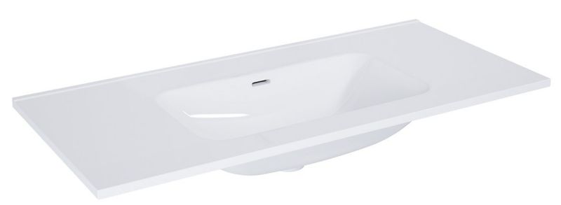 Umywalka meblowa Elita Skappa 101,5x46 cm prostokątna biała z przelewem, bez otworu, ceramika 1 szt.