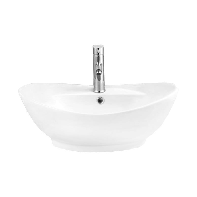 Umywalka nablatowa Mexen Kiara biała 59x40 cm 1 szt.