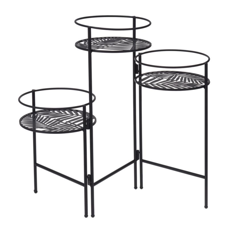 Kwietnik ProGarden Metalowy Czarny 64x49 cm 1 szt.