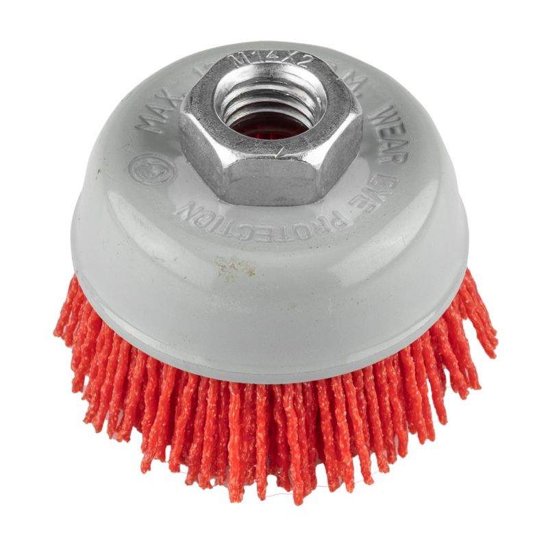 Szczotka nylonowa doczołowa GRAPHITE 60 mm, M14 1 szt