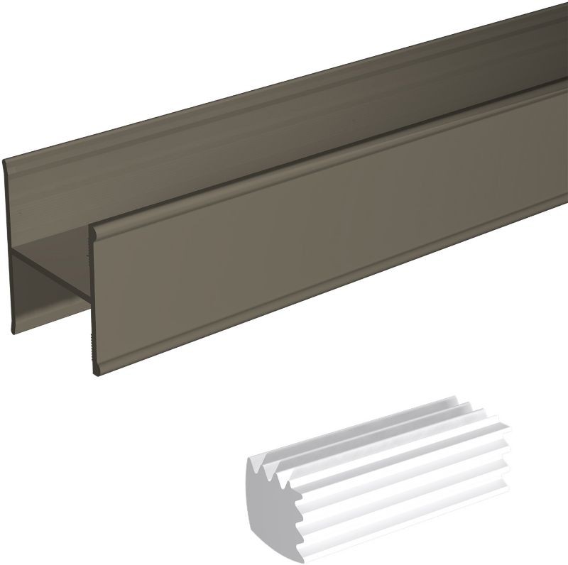 Profil łączący Valcomp Mars H18 2000 mm anoda oliwka