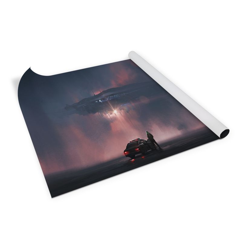 Samoprzylepna okleina Tulup 100x50 cm Statek obcych ufo 1 szt.