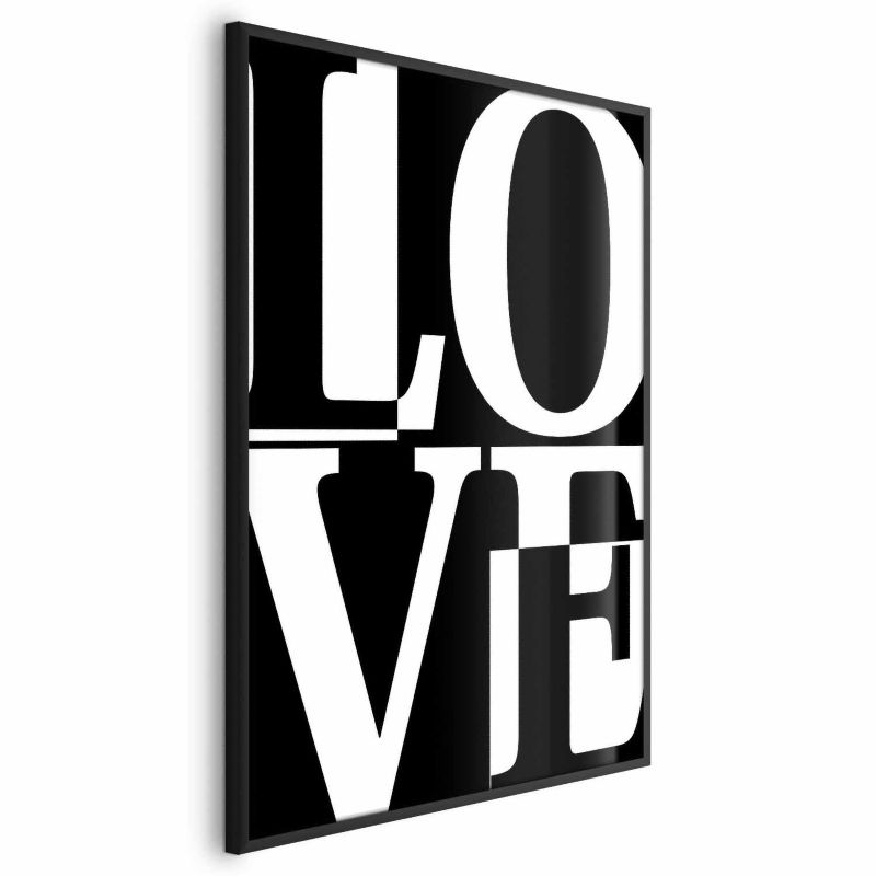 Plakat Artgeist Miłość 40x60 cm z ramą czarną 1 szt