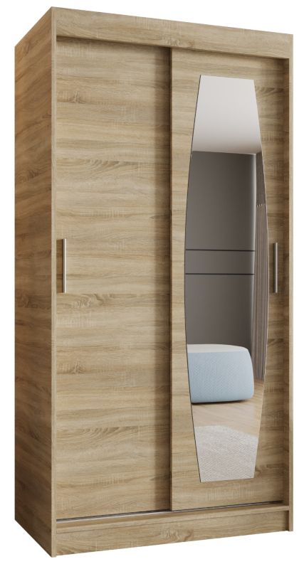 Szafa przesuwna Garderoba Abiks ROSSA 100 dąb sonoma 1szt.