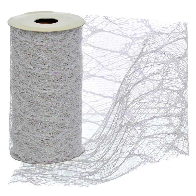 Siatka dekorowana brokatem Jumi 11 cm