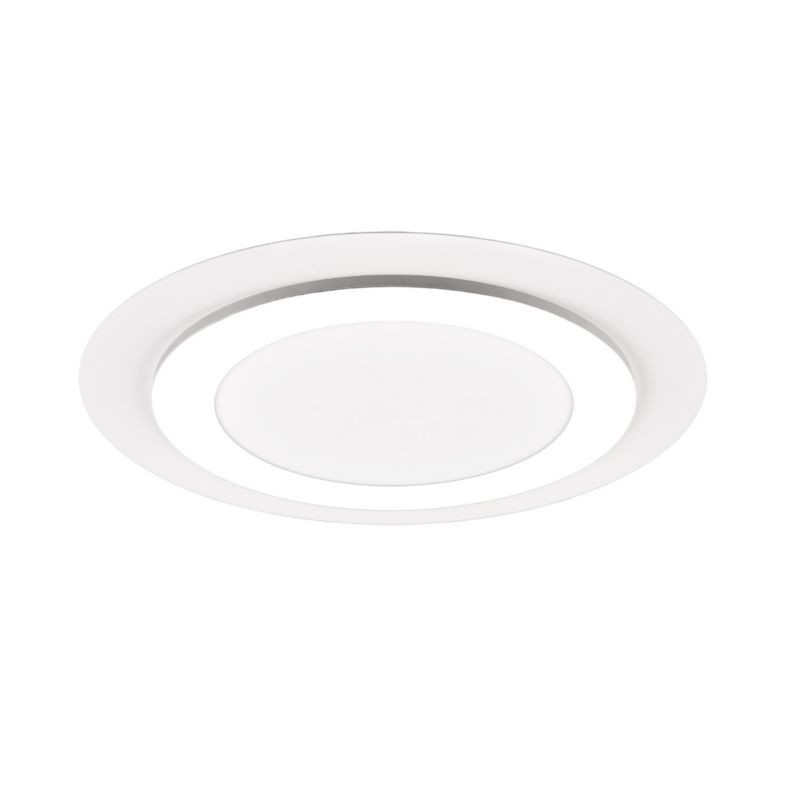 Plafon sufitowy lampa Trio Morgan serbrny LED 42W 2700K-6500K 5600lm IP20 wym: 4 x 45 x 45 cm metal - 1 szt.